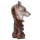thumbnail image 5 of Artesanía de resina, esculturas de animales, adorno decorativo, decoración para el hogar y la Oficina, lobo, 26,7x15x10cm, 5 of 5