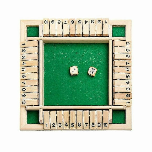 2/4 Shut The Box Pub Dice Kids Gaming