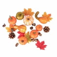 thumbnail image 4 of Tamaño surtido Cabazas artificiales Navidad Espuma Artesanía Decorativa para accesorios de fotos Chimenea Jardín Decoraciones para 50 piezas 21 cm x 19 cm x 5 cm perfecl calabaza, 4 of 6