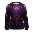thumbnail image 7 of Sweatshirt For Womens Crewneck Abstract Flowers Hoodies Teen Girls Cute, 7 of 7