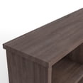 thumbnail image 3 of Denhour DH BASIC Transitional 6-Shelf Bookcase Headboard by  Walnut Walnut Finish, Wood Finish Full, 3 of 5