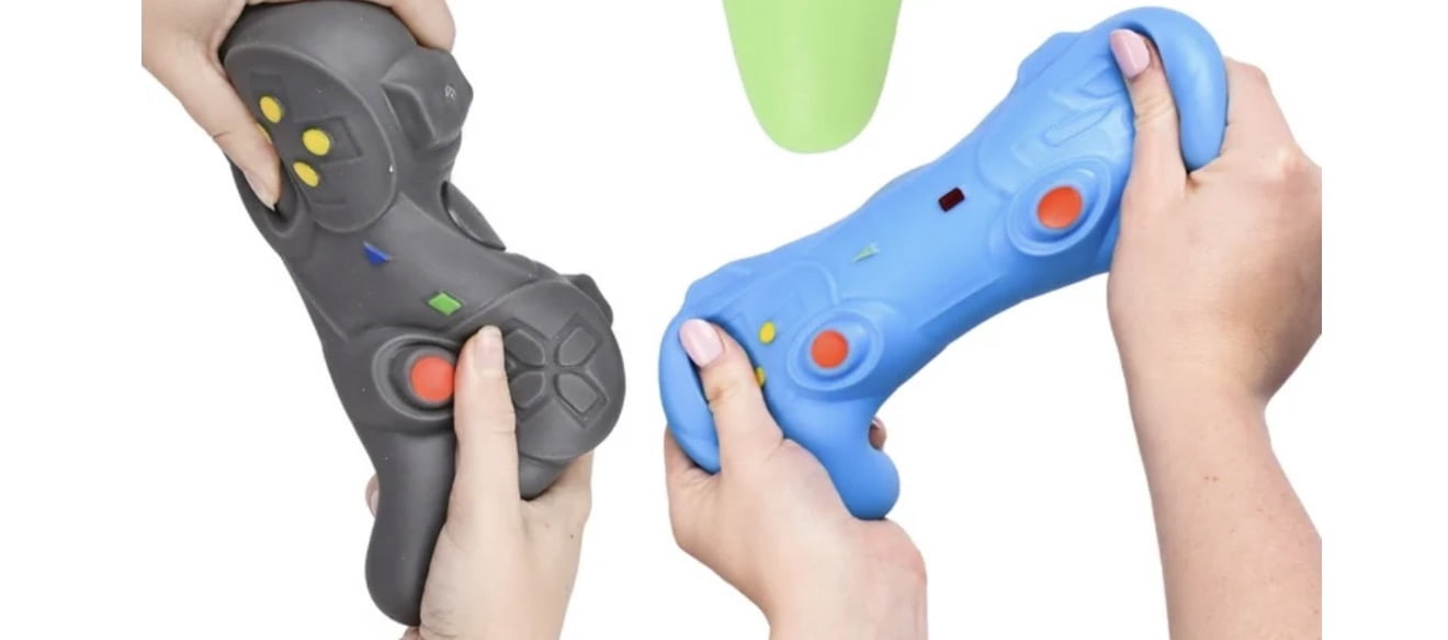 Game controller remote squishy stress relief massage ball - ONE PIECE AT RANDOM