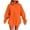 Womens Pullover Orange, variant on Womens Hooded Sweatshirts, Long Sleeve Pullover for Women Fall Fashion Loose Fit Solid Color Drawstring Hoodies with Pockets