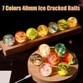 thumbnail image 3 of Lumina Noctis Glass Balls, Luminanoctis Glass Balls, Lumina Noctis Balls, 7 Core Memories Crystal Balls, 7 Colors 40mm Ice Cracked Glass Balls, Crystal Decorations for Home (Crimson), 3 of 8