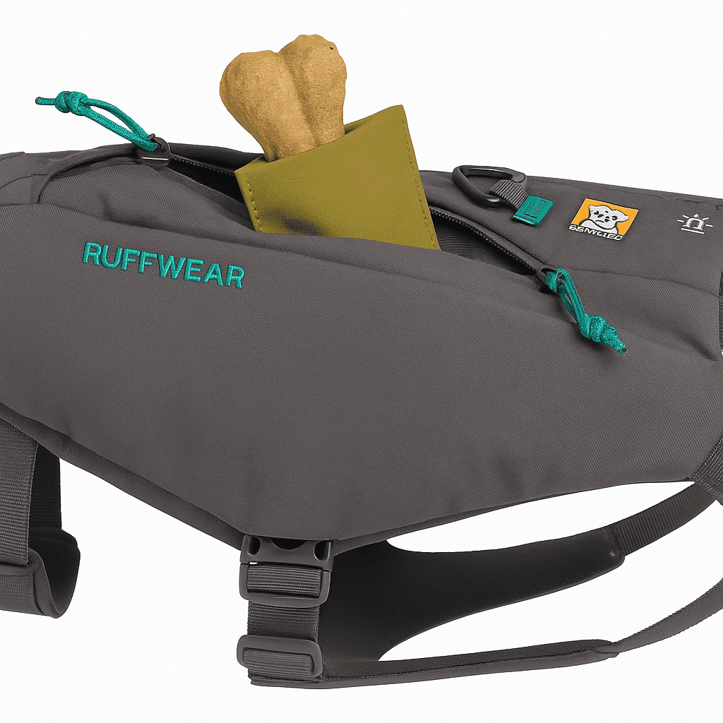 Ruffwear Switchbak Harness with Storage, Grey, Size S