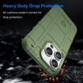 thumbnail image 3 of Durable Sturdy Phone Case for iPhone 14 Pro Max, Heavy Duty Shockproof Slim Rugged Phone Case Bumper Rugged Cover for iPhone 14 Pro Max HD Green, 3 of 14