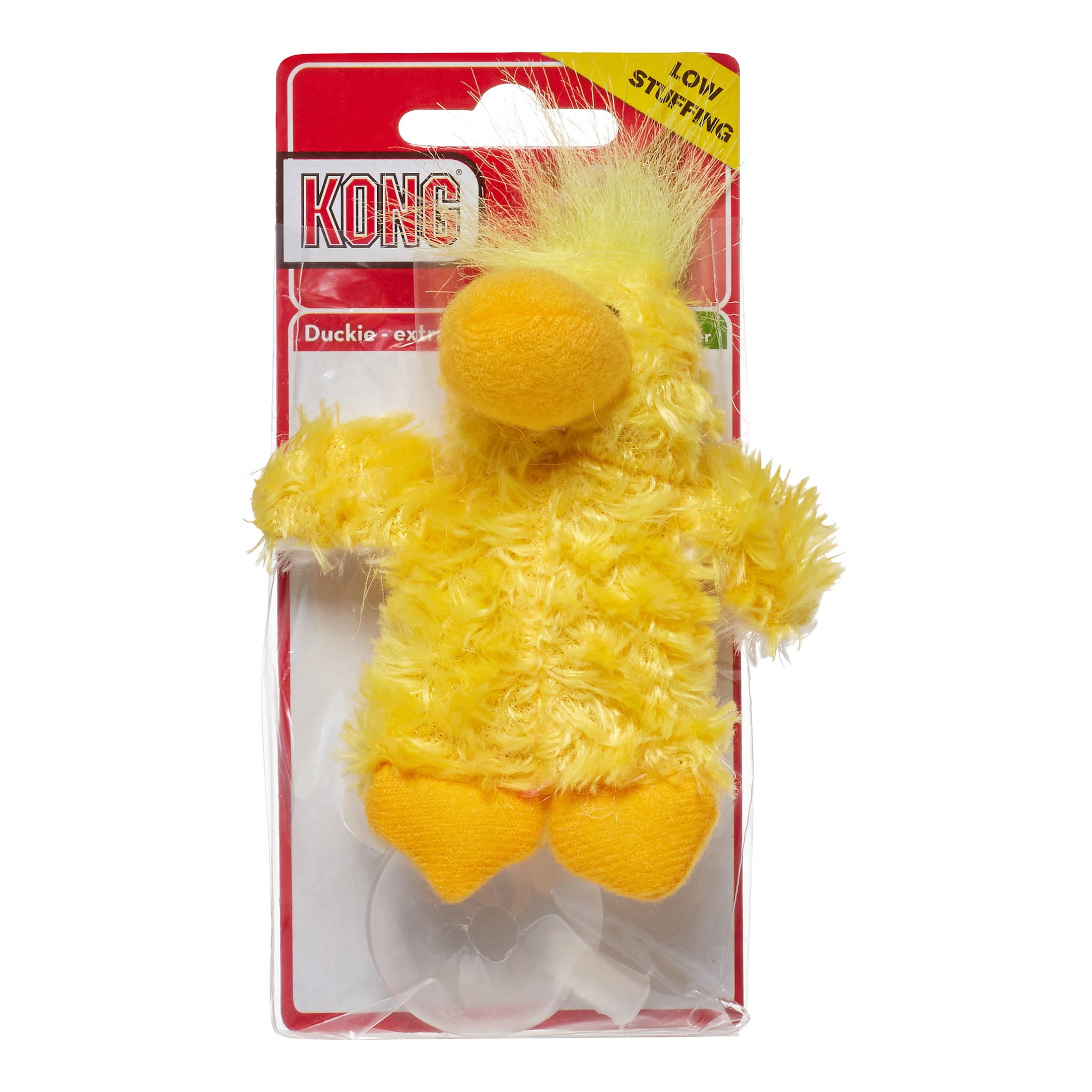 stuffed yellow duck dog toy