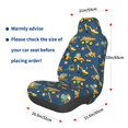 thumbnail image 3 of Wukai Modern Excavator Full Set Car Seat Covers with Soft Padding Universal Auto Front Seats Protector and Cushion Mat, 3 of 5