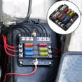 thumbnail image 4 of Car Boat Fuse Box Holder With 6 Ways 12 Ways Fuse Holder Block+ USGKD C3A2, 4 of 6