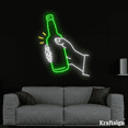 thumbnail image 3 of Craftnamesign Cheer Neon Sign, Restaurant Decor, Bistro Beer LED Sign, 3 of 4