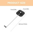 thumbnail image 2 of IFANLANDOR Fridge Lock For Adults Heavy Duty Fridge Lock Plastic Black 1 Set, 2 of 8