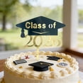 thumbnail image 4 of Klonfd Graduation Cake Class Of 2026 Cake Toppers Grad Cap Decorative Cupcake Inserts Graduation Theme Party, 4 of 5