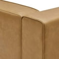 thumbnail image 5 of Modway Mingle Vegan Leather Left-Arm Chair in Tan, 5 of 7