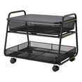 thumbnail image 1 of Pemberly Row Contemporary Stainless Steel Under Desk Machine Black Stand, 1 of 6