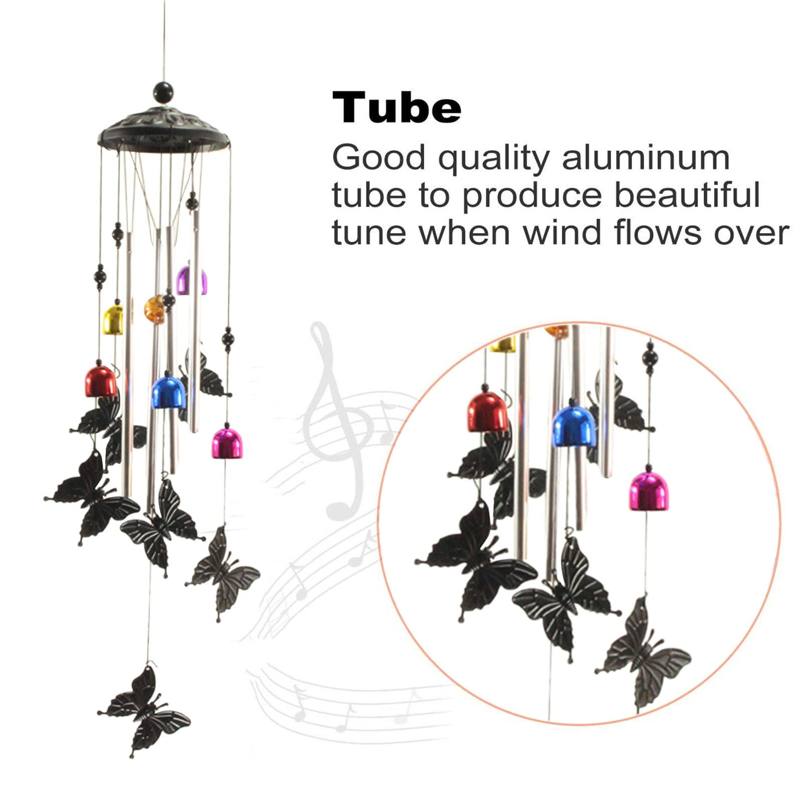 Thsue Star Wind Chime Copper Wind Chime Wind Chimes Outdoor Garden