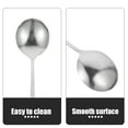 thumbnail image 4 of WRITWAA 6Pcs Reusable Stainless Steel Soup Spoons for Home Portable Metal Spoons Easy to Wash, 4 of 8
