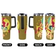 thumbnail image 6 of My Little Pony 40oz Insulated Tumbler Cup - Extra Large Leak-Proof Travel Mug with Straw &amp; Handle, Double-Wall Vacuum Stainless Steel, Keeps Drinks Hot/Cold for Hours - Perfect for Iced Coffee, T, 6 of 8