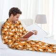thumbnail image 6 of Lsque Cute Ghosts Pattern Long Sleeve Pajama Set for Men - Soft 2-Piece Sleepwear and Loungewear Set with Pockets, Comfy Nightwear-Large, 6 of 7