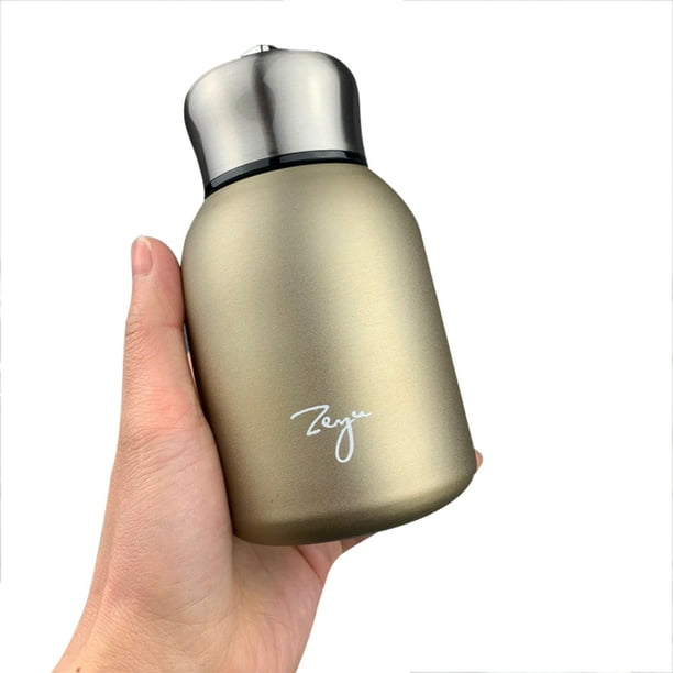 Botella de bebida térmica moderna portátil a prueba de fugas MIni botella de agua ligera de acero inoxidable para niños y hombres