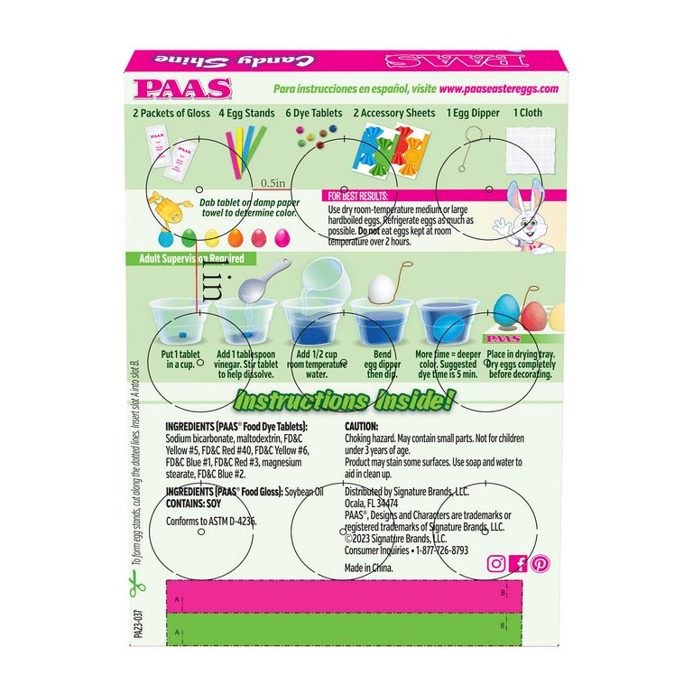 Paas Easter Egg Decorating Kit Instructions Shelly Lighting