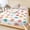 Terracotta, Teal, Coral, Mustard, variant on King Size Fitted Sheet Set - Pink Ombre Polka Dot 3 Piece Bedding Sets 16" Deep Pocket Fitted Sheet with 2 Pillowcases, Watercolor Modern Minimalist Brushed Microfiber Hotel Luxury Bed Sheets
