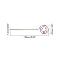 thumbnail image 2 of Uxcell Metal Cocktail Toothpicks Circle Shape Drink Pick Cocktail Skewer 6Pack(Colorful), 2 of 8
