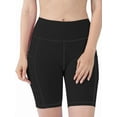 thumbnail image 3 of Funidos Women's biker Shorts High-Waisted with Side Pockets Moisture-Wicking Yoga Workout Running Shorts S M L XL XXL Sizes, 3 of 5