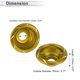 thumbnail image 4 of Slider de marco de motocicleta de 12mm Aleación de aluminio Protección de carenado Pad de choque Guard 55mm 23mm Tono dorado 2 Pcs, 4 of 7