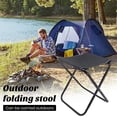 thumbnail image 3 of CSChome Portable Folding Stool Folding Camping Stool High Stability Strong Load-bearing Waterproof Compact Size Collapsible Chair Supplies, 3 of 7