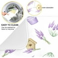 thumbnail image 2 of Purple Lavender Plant Kitchen Dish Drying Mat, 16'' x 18'' Super Absorbent Dish Drying Mat for Kitchen, Sink, Dining Table Home Decor, 2 of 7