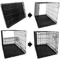 thumbnail image 3 of Blue Beagle 42" Dog Folding Crate Single Door Kennel, 3 of 6