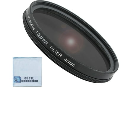 46mm Pro Series High Resolution Polarized Filter & an eCostConnection Microfiber Cloth