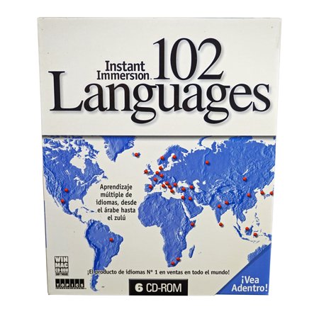 Instant Immersion Learn 102 Languages on 6 CD-Roms / Spanish to English Version