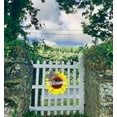 thumbnail image 3 of Easter Decorations Kokovifyves Sunflower Welcome Doorplate Front Decoration Bow Wooden Garland Outdoor Decoration Props, 3 of 5