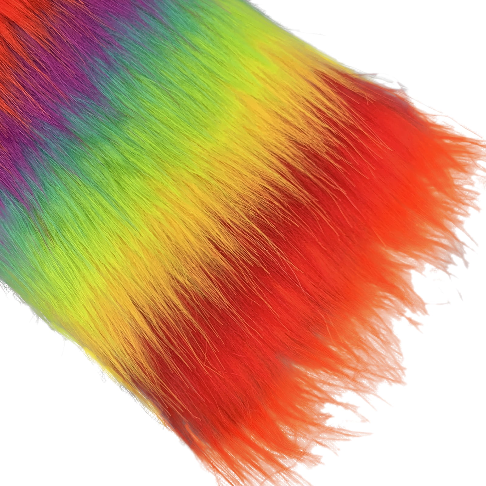 Rainbow Craft Faux Fur by Creatology – 9"x12" Acrylic & Polyester Fabric Sheets for DIY Crafts - Costumes & Decorations - 12 Pack