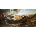 thumbnail image 2 of Moran, Thomas 14x9 White Modern Wood Framed Museum Art Print Titled - The Chasm of the Colorado, 2 of 4