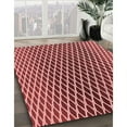 thumbnail image 3 of Ahgly Company Machine Washable Indoor Square Transitional Cranberry Red Area Rugs, 4' Square, 3 of 7