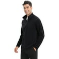 thumbnail image 2 of Men's Fleece Pullover Sweater Long Sleeve Quarter-Zip Casual Sweatshirt, 2 of 5