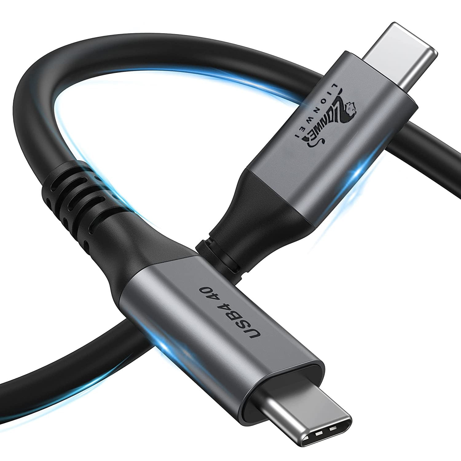 USB Type C Cable 5A Fast Charger 6FT,40Gbps USB4 Cable 100W Type C Charging Cord 8K/Dual 4K USB C to USB C Cable Compatible for MacBook,iPad Pro,Samsung,Hub,Docking Station,More USB 4 Devices