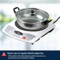 thumbnail image 6 of Induction Cooktop Mat - Silicone Fiberglass Scratch Protector - for Magnetic Stove - Non Slip Pads, 6 of 7