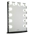 thumbnail image 3 of Impressions Vanity Hollywood Glow XL Vanity Mirror with LED Lights (Pro Black), 3 of 4