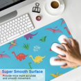 thumbnail image 4 of Long Mouse Pads for Desk,LightBlue Cartoon Dinosaurs Pterosaurs Desk Mats on Top Of Desks, Desk Mouse Pad Extra Large with 3mm Non-Slip Base and Stitched Edge for Gaming,Work,Home 35.4"x15.7", 4 of 5