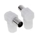 thumbnail image 2 of Adaptador CUTICAT Zócalo Del Enchufe Del RF Del Conector Del Adaptador De La De ángulo 10x TV Conector RF macho, 2 of 7