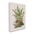 thumbnail image 3 of Cottage Mushroom Woodland Plants Botanical & Floral Graphic Art Gallery Wrapped Canvas Print Wall Art, 3 of 7