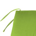thumbnail image 4 of Jordan Manufacturing 41" x 17" Greenery Lime Green Solid Rectangular Outdoor Settee Swing Bench Cushion with Ties, 4 of 10