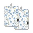 thumbnail image 7 of Yayeee Pot Holders Kitchen Heat Resistant with Pocket 7"x9.8" Cotton Oven Cooking Hot Pads, Forget Me Not, 7 of 7