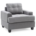 thumbnail image 3 of Glory Furniture Sandridge Microsuede Chair in Gray, 3 of 6