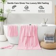 thumbnail image 3 of Jessy Home 6 Piece Peach Pink Powder Bath Towel Set for Bathroom-2 Bath Towels,2 Hand Towels,2 Washcloths Soft and Plush Highly Absorbent Towel for Hotel & Spa, 3 of 6