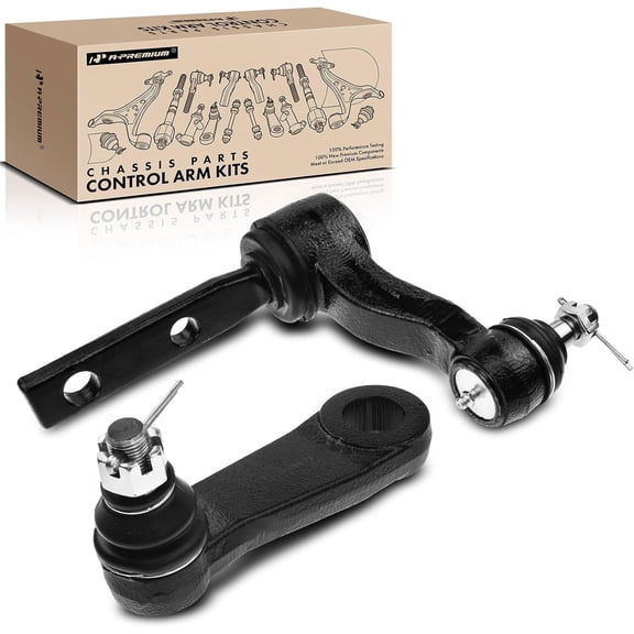 A-Premium 2Pcs Front Steering Idler Arm Pitman Arm Kit Compatible with Ford F-150 1997-2004 F-250 Expedition F-150 Heritage Lincoln Navigator Blackwood