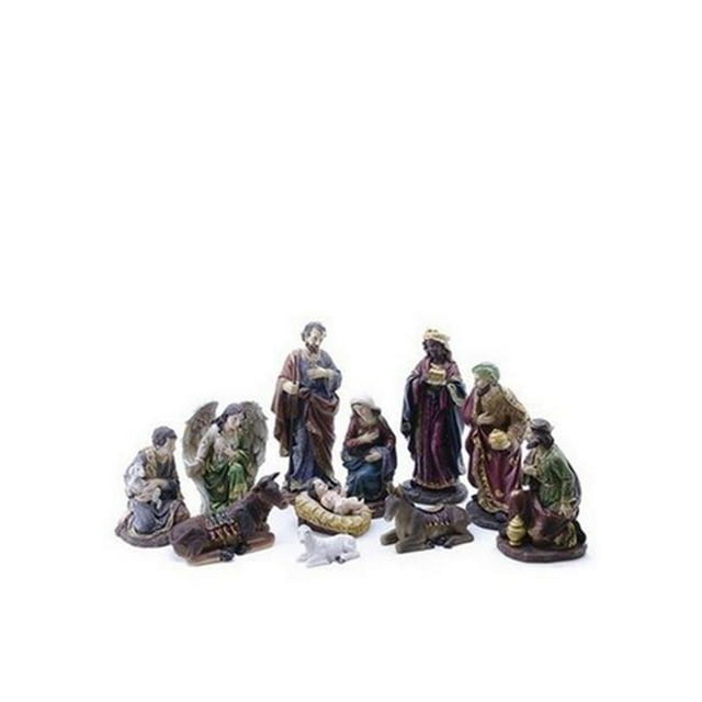 Hi-Line Gift 81890 11 Pièce Figurine de Nativité Christine de 12 Po